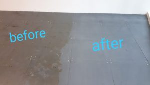 carpet glue removal before and after